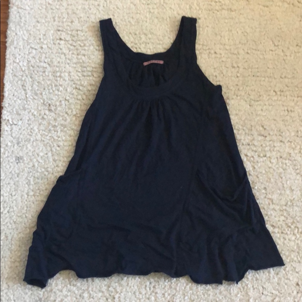 “Velvet” navy dress